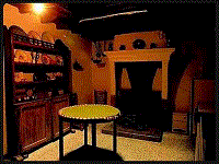 Cocina iluminada con la claraboya Casa Rural Maria Luz